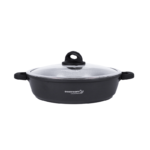 Dosthoff  Marble Ceramic 32cm Low Casserole with Cover