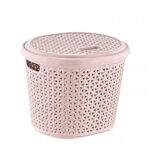Hobby Life Oval Rattan Basket with Lid