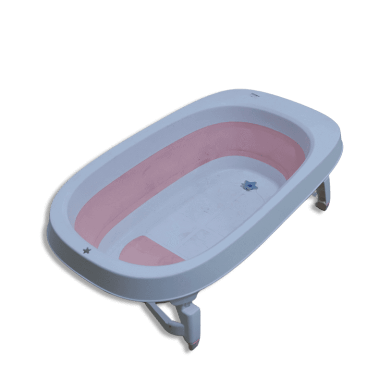 Pink Baby Bathtub with Stands