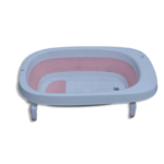 Pink Baby Bathtub With Stands 3