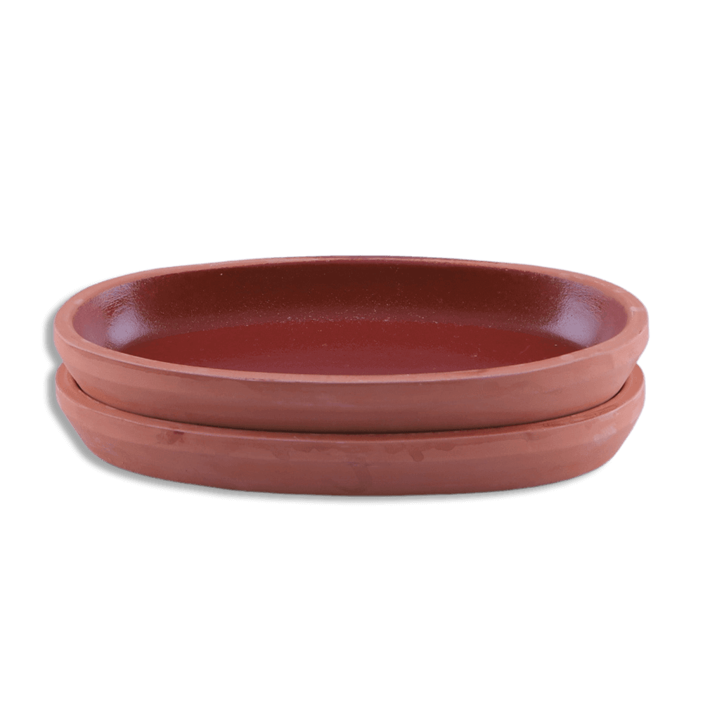 Pottery-2pcs-Oval-Pans-1