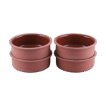 Pottery Set of 4pcs Round Pans