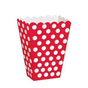 Set of 6pcs Dot Popcorn Box