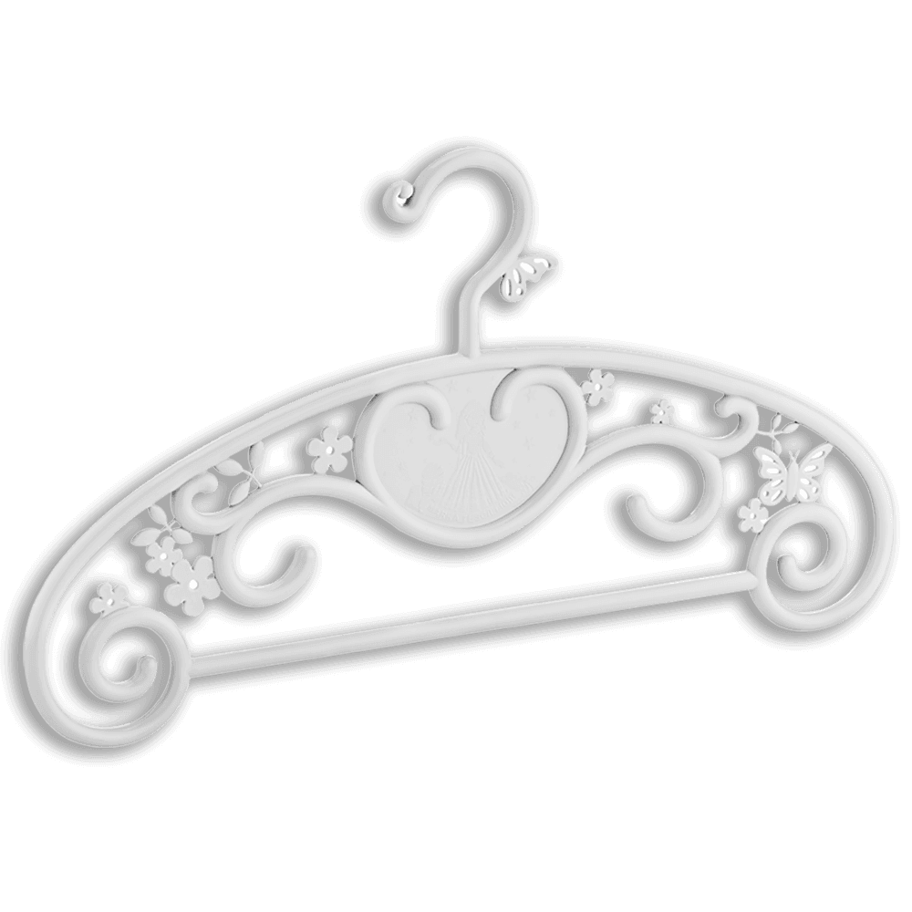 Beehome 4pcs Princess Cloth Hanger 2