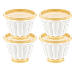 Beehome 4pcs Puding Cups