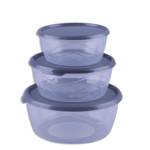 Beehome Set of 3pcs Round Storage Box
