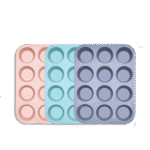 Cookstyle Silicone 12pcs Round Cupcake Mold