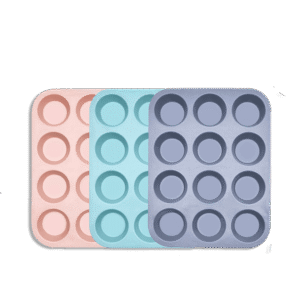 Cookstyle Silicone 12pcs Round Cupcake Mold
