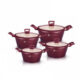 Dorsch Red Cookware Set Of 4pcs