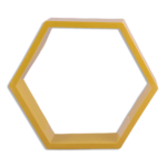 Eva Hexagon Yellow Frame