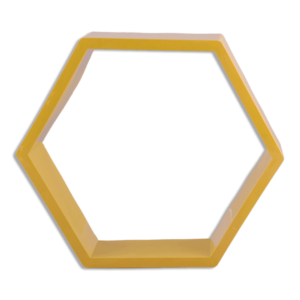 Eva Hexagon Yellow Frame