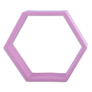 Eva Hexagon Light Pink Frame