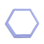 Eva Hexagon Light Purple Frame