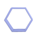 Eva Hexagon Light Purple Frame