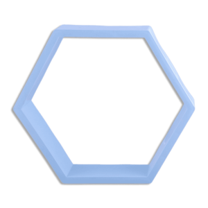 Eva Hexagon Light Blue Frame