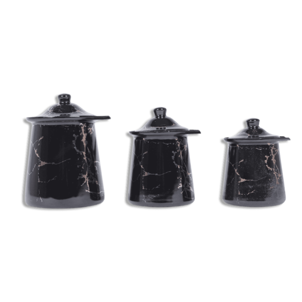 Momaz Black Mrable Coffee Pot Set 1 (4)