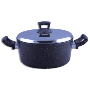 Momaz 22cm Granite Black Casserole