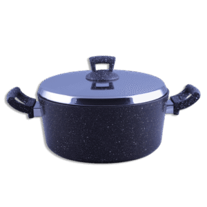 Momaz 24cm Granite Black Casserole