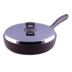 Momaz 28cm Granite Brown Deep Pan with Lid