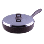 Momaz 28cm Granite Brown Deep Pan with Lid