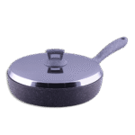 Momaz 28cm Granite Grey Deep Pan with Lid