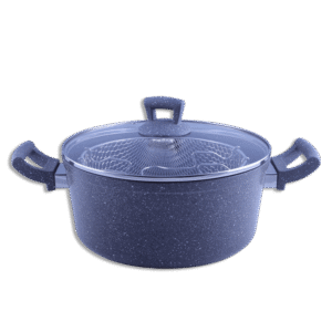 Momaz 26cm Grey Granite Potato Fry Pot