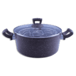 Momaz 26cm Brown Granite Potato Fry Pot