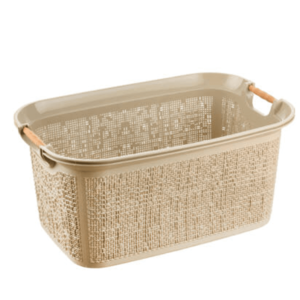 Tuffex Rectangular Basket With Wooden Handle 1