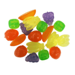 Reusable Freezable Plastic Ice Cubes Fruits Shape 15pcs