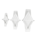 Set of 3 pcs Plastic Dough Cutter