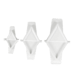 Set of 3 pcs Plastic Dough Cutter