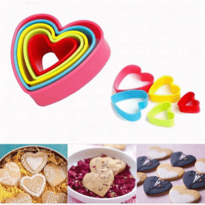 Set of 5pcs Heart Cookie Cutter