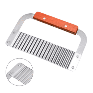Wooden Handle Wavy Potato Cutter