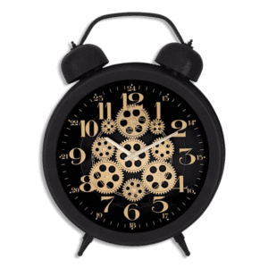 Galaxy 54cmx43.5cm Black Acrylic Antique Alarm Watch