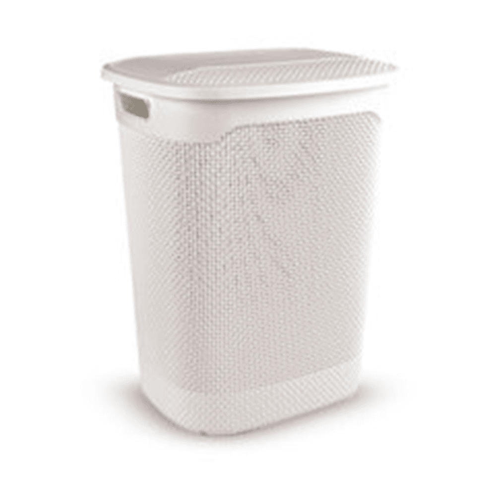 Hobby Life 57L White Diamond Laundry Basket