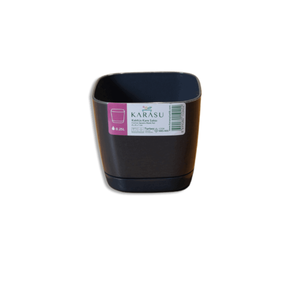Karasu Squared Cactus Plant Pot 3