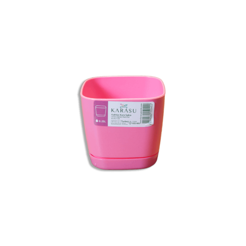 Karasu Squared Cactus Plant Pot 2
