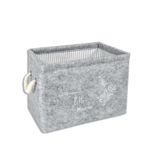 Grey Fabric Felt Handle Mini Organizer