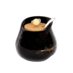 Momaz Black Marble Sugar Bowl