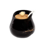 Momaz Black Marble Sugar Bowl