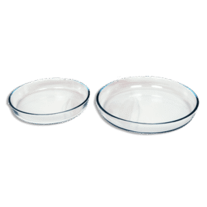 Momaz Round Glass Oven Tray Set