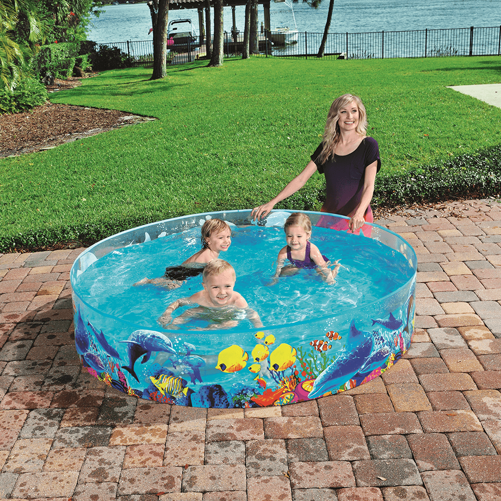 Bestway-1.83mx38cm-Round-Fish-Designed-Pool-2