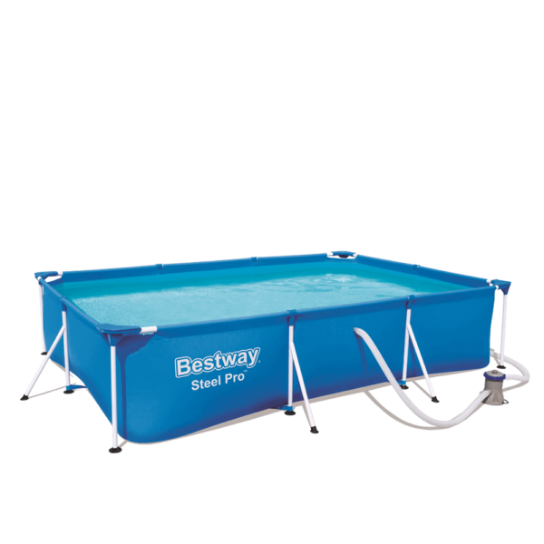 Bestway 3.00mx2.01mx66cm Steel Pro Rectangular Pool 1