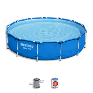 Bestway 3.96mx84cm Blue Framed Round Pool