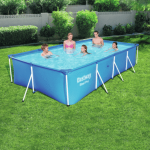 Bestway 4mx2.11mx81cm Steel Pro Rectangular Framed Pool