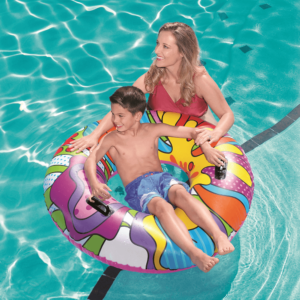 Bestway Colored Pool Multicolour Vinyl Swim Ring 2