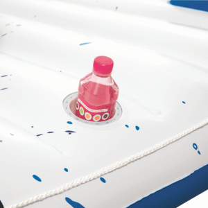 Bestway White & Blue Luxury Mattress