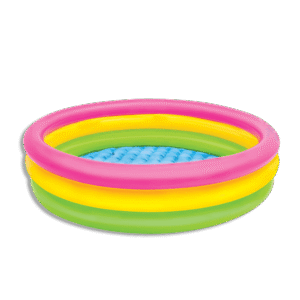 Jilong 100cmx22cm Round Colorful 3Ring Pool