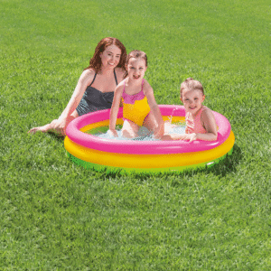 Jilong 100cmx22cm Round Colorful 3Ring Pool