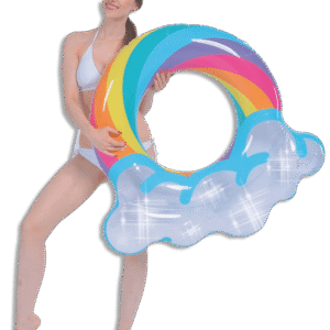 Jilong 106cmx103cm Glitter Rainbow Ring